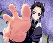 (shinobu) Who wants to jerk to anime girls feet with me from anime boy feet