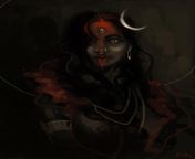 Since today is Kali puja I wanted to make a small painting of Kali , the goddess of time , power and destruction. Hope you like it . from kali femdom goddess kasturioku ss 100