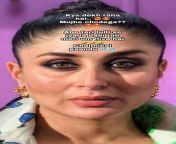 Imagine mommy Kareena Cussing You like this after You dissapoint her after promising her night of her life but you cant even get past her ass cheeks from www kareena kapur se