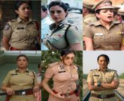 You get caught during a Pickpocket. Which police officer will arrest you ( Nivetha P,Tabu,Kajal A, Madhuri D,Namitha, Sonakshi S) from caught during fuck