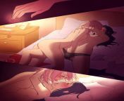 Sakura and Hinata in bed together [Naruto] from 3d hentai 124 hot sex futa sakura and hinata in the sauna