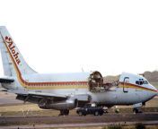 Aloha Airlines flight 243 after landing in Maui - 1988 from dorcel airlines flight n dp 69
