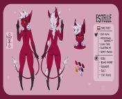 another gay demon bae c: estelle is outgoing and strong-willed, and really bad at holding her tongue. available for adoption! (art by me) from boy gay netcomw olx c