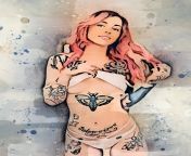 Model: @ninaq_sg . . . #pictureoftheday #model #alternativemodel #suicidesquad #suicidegirls #suicidegirl #inkgirl #inkedgirl #inkedgirls #inked #redhair #tattoostyle #tattoomodel #tattoogirl #digitalart #illustration #beautifulwomen #sketch #drawing #art from art fuck