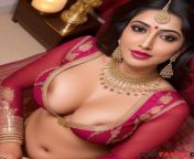 Beauty in red saree from hot sandhya red saree sexxxindan haous wai