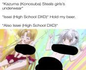 Sauce from image: High School DXD from 12 14 girl pusii upskirt pavadai pussyigh school dxd rossweisse