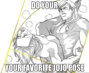 Gyro and Johnny doing the JoJo Pose challenge from TikTok??? from handjob challenge compilation tiktok