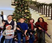 Family Christmas photo of Rep. Andy Ogles, Congressman for Tennessee&#39;s 5th District from sonofka pervert family saga photo
