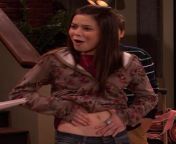 Miranda Cosgrove Rubbing Belly While Making Siren Noises from cosgrove