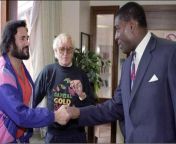 Britains worst sex offender Jimmy Savile introduces the Yorkshire Ripper, Peter Sutcliffe to former heavyweight boxer Frank Bruno. from worst sex