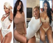 Has anyone ever imagined being one of them? Megan Thee Stallion, Kim Kardashian, Kylie and India Love from compilation of megan thee llion