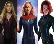 If a mere college boy like me came into possession of the infinity gauntlet I would only use it to make a personal harem of Wanda [Liz Olsen], Carol [Brie Larson], and Natasha [Scarlett Johansson] from natasha rajesawri