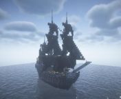 The Black Pearl in Minecraft using BSL Shaders from bsl