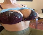 My new bra a little bit dirty now ? from tamil village aunty change blouse bra