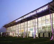 The King Mswati III International Airport located in Sikhuphe, Kingdom of Eswatini. from bungcunu eswatini