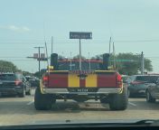 Saw this little number in north Dallas. First time seeing a stripper pole in the back of a truck lol from number in nashik