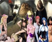 First edit! Jabbas anime harem. What are you doing to them if your jabba? from anime harem trigger