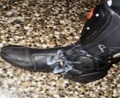 Hmm, motorcycle boots that were underneath a couple fucking in public and sex juices dripped on them - collateral damage from couple fucking in doggystyle and cum on ass xxx tiktok