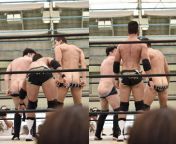 The beautiful asses of Speedball Bailey, Ricky Starks and Psycho Mike Rollins. from ricky davao and rica hibla