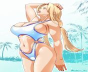 Lady Tsunade looking gorgeous in that bikini from naruto tsunade hentai no in