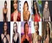 Choose two for regular sex, two for friendship only and two to be lesbian pair next door (Rosario, Halle, Rihanna, Salma, Emily, Hayley, Scarlett, Olivia, Hillary, Eva) from two