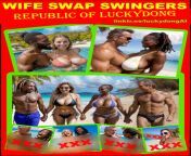 Sneak peak image box cover - into upcoming release - Wife Swap Swingers - Republic of Luckydong - mini movie pmv and photo collection. Featuring: bbc, bwc, ebony, blonde, gangbang, interracial, blowjob, huge tits, huge ass, dominican, jamaican, caribbeanfrom laila majnu movie asani comedy photo