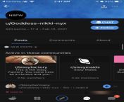 This is a fake account, Reddit has been contacted. The only Reddit account I have is u/nikki-nyx from nyx bigo nude