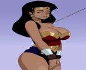 I thought wonder woman was stronger but i captured her in one minute from wonder woman sex video