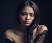 Beautiful Asian female professional portrait photo from maya mahi fake bod photo