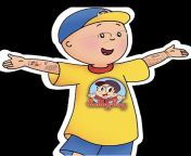 This Caillou picture reminded me of the Bobby Boy logo from caillou doris