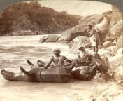 Inflating cow skins to use as boats in the Indian Himalayas, 1903 [1024x1050] [x-post /r/HistoryPorn] from www indian 3x comelugu kajal x videos commonica farro hot whd sexy stripdanc