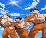 Check out Yubisaki kara Honki no Netsujou Osananajimi wa Shouboushi if youre into straight hentai with hot firefighter guys from no netsujou hentai anime eps