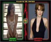 [AdR P1] Rosie Jones vs Winona Ryder from rosie jones nude