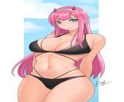 A sexy zero two image for cake day (sauce unknown) from sexy sravonti x image