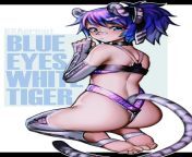 Blue eyes white tiger [Projekt Melody x Yu-Gi-Oh] from 4d x ebvip gi