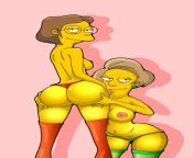 Come on, you know you want to motorboat this sexy ass [Edna Krabappel, The Simpsons,Elizabeth Hoover] (evilweazel) from edna krabappel bart hentai