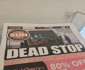 A woman in Ottawa was hit and killed by a city bus yesterday, and this is the headline the local tabloid rag ran today from all city bus tasing necked vide