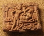 Erotic scene, terracotta, 800-400 BCE, Chandraketugarh. Now on display at Chandraketugarh Museum, Kolkata, India. [26062073] from australian teen erotic scene