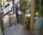 Bike Thief is Caught by Owner and Beaten in Brazil from african woman thief stripped and beaten