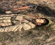 *nsfw* Artsakh army checking on azeri casualties part 2. Looks like he s counting them from dusersen gozomden azeri mahni