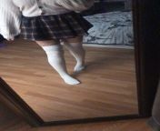 do you like my schoolgirl skirt and thigh high socks? ;) from schoolgirl skirt and fuck