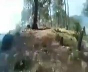 FSA friendly fire incident caught on tape during battles to capture Turkmen Mountain. date unknown from turkmen tans