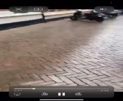 Crazy guy in Enschede, The Netherlands, walks around in public with a knife, threatening to stab people. Gets taken down and beaten from walks nude in public street