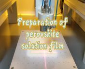 Preparation of perovskite solution film #semiconductor #cmos #photoresist #coating #wafer from derpixon preparation