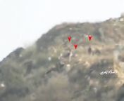 Saudi soldiers fall of a cliff fleeing the MBC military post inside Saudi Arabian territory at the Jizan Axis. Houthi forces raided the area and sniped a couple of them off as they fled. Drone footage shows aftermath. from saudi arabian xxx rape sex videogirl xxx
