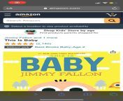 Paperback version of Jimmy Fallons baby book links to sex toy on Amazon from mohali soniya sex 11 phase