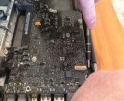 I see your dust clogged Mac, and raise you an infested customer Mac - she complained it had become slow and hot ? (only started filming on second opening - first was way worse) from mac c