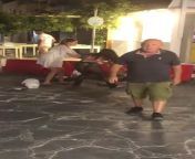 Girls fighting in the street in Mykonos from girls fighting tearing cloths mp4