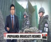 South Korea responded to North Koreas loud speaker. from nepali south korea kanda