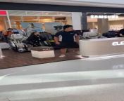 Man with knife chasing other in a shopping mall in Perth from sex in shopping mall